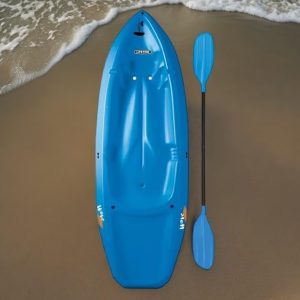 The Wave 6' Youth Kayak with Paddle. Designed for Stability and Safety, It's The Perfect Choice for Young Paddlers Ready to Conquer The Water