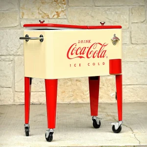 Leigh Country Licensed Coca-Cola Series CP 98111 Metal 60 Qt Outdoor Patio Cooler