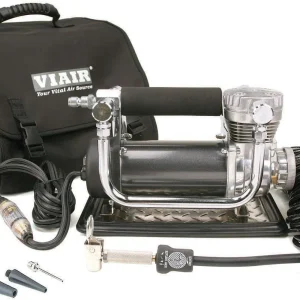 440P - 44043 Tire Inflator Portable Heavy Duty Offroad Air Compressor for Large Trucks & Jeeps | 12V On/Offroad Tire Pump Air Compressor, 150 PSI, up to 37" Tires, Alligator Clips