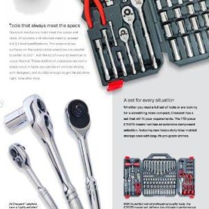 Crescent 170 Piece General Purpose Tool Set – Closed Case – CTK170CMP2