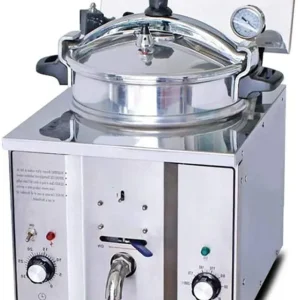 16L Pressure Fryer Commercial Electric Countertop Stainless Steel Cooking Machine Chicken Fish