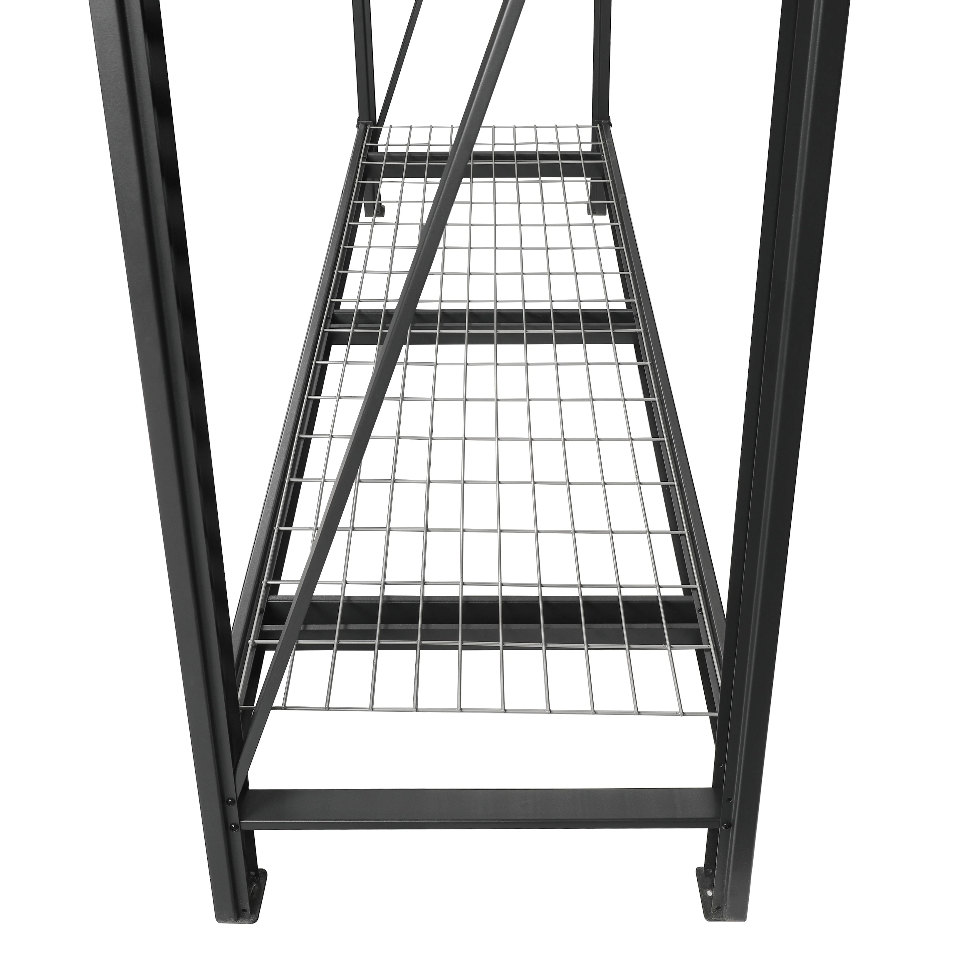 WORKPRO Steel 3-Tier Storage Shelf Unit 72-Inch-H x 77-Inch-W x 24-Inch-D, 6000lb Total Capacity, Black