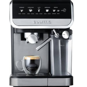 Gourmia GCM4230 8-in-1 One-Touch Espresso, Cappuccino, Latte & Americano Maker with Automatic Frothing