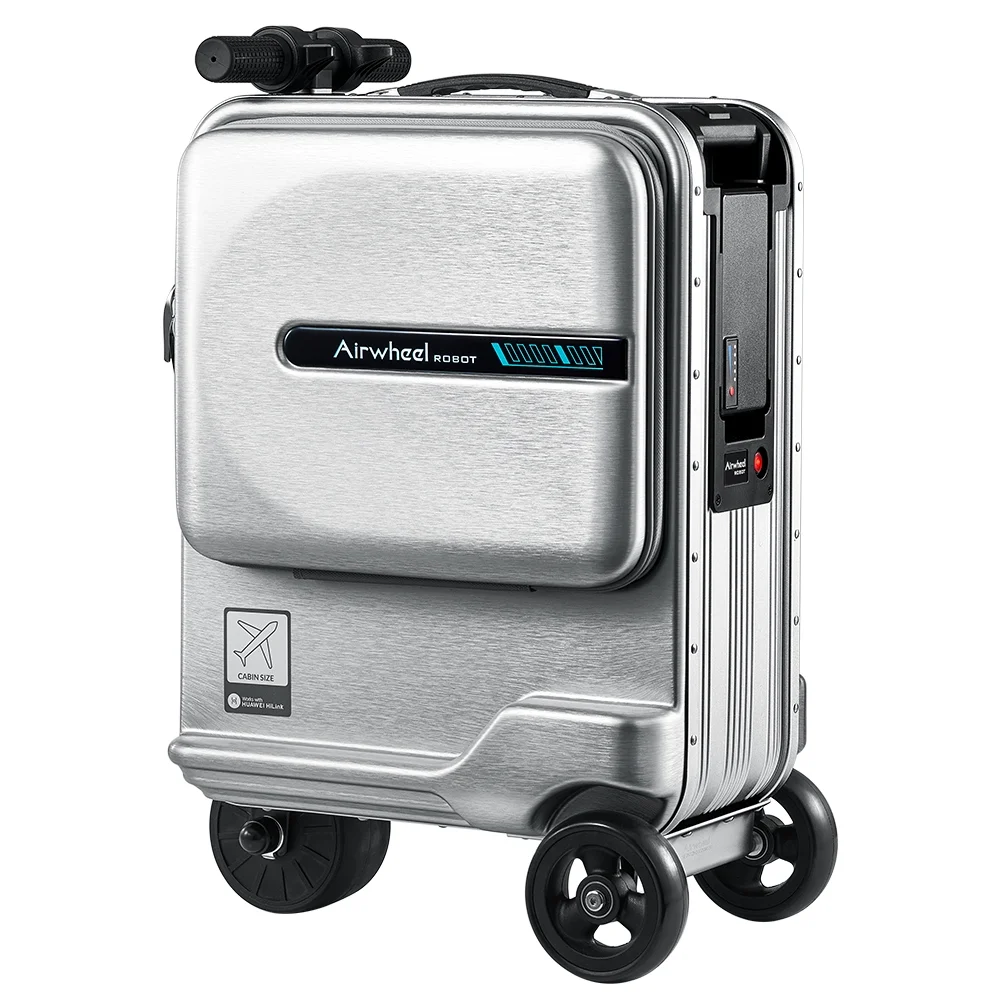 Airwheel 20 Inch SE3miniT Smart Robot Electrical Riding Luggage Ride on Scooters Carry On Luggage for Travel