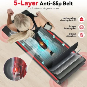 Sperax Walking Vibration Pad with APP 3 in 1 Under Desk Treadmill Walking Treadmill Pad