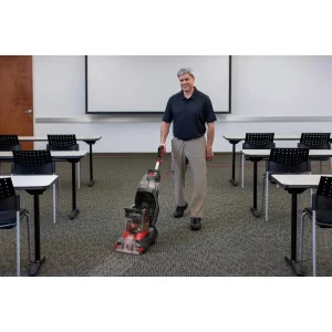 Hoover Commercial PowerScrub XL Spot Extractor, Carpet Cleaner Machine, Upright Shampooer, Commercial Grade Stain Remover, Powerful Deep Cleaner with Heated Drying, CH68000V, Black