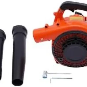 Handheld Gas Blower, 2-Stroke Gas Powered Leaf Blower, 750W 25.4cc Gasoline Grass Sweeper for Lawn Care, Snow Blowing & Yard Cleaning, Heavy Duty Grassland Cleaning Machine