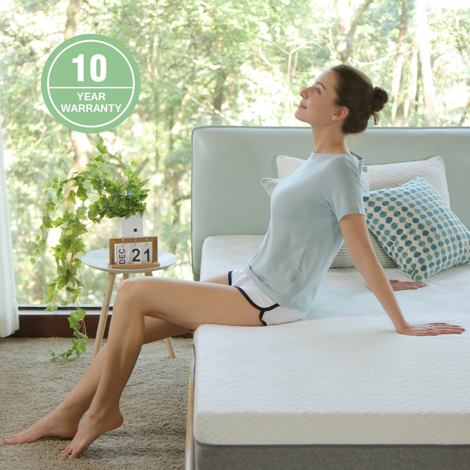 Novilla Full Mattress 10 inch Bliss Memory Foam Mattress in a Box Full Size Bed Mattress