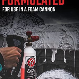 Adam’s Mega Foam 16oz - pH Best Car Wash Soap For Foam Cannon, Pressure Washer or Foam Gun | Concentrated Car Detailing & Cleaning Detergent Soap | Won't Strip Car Wax or Ceramic Coating