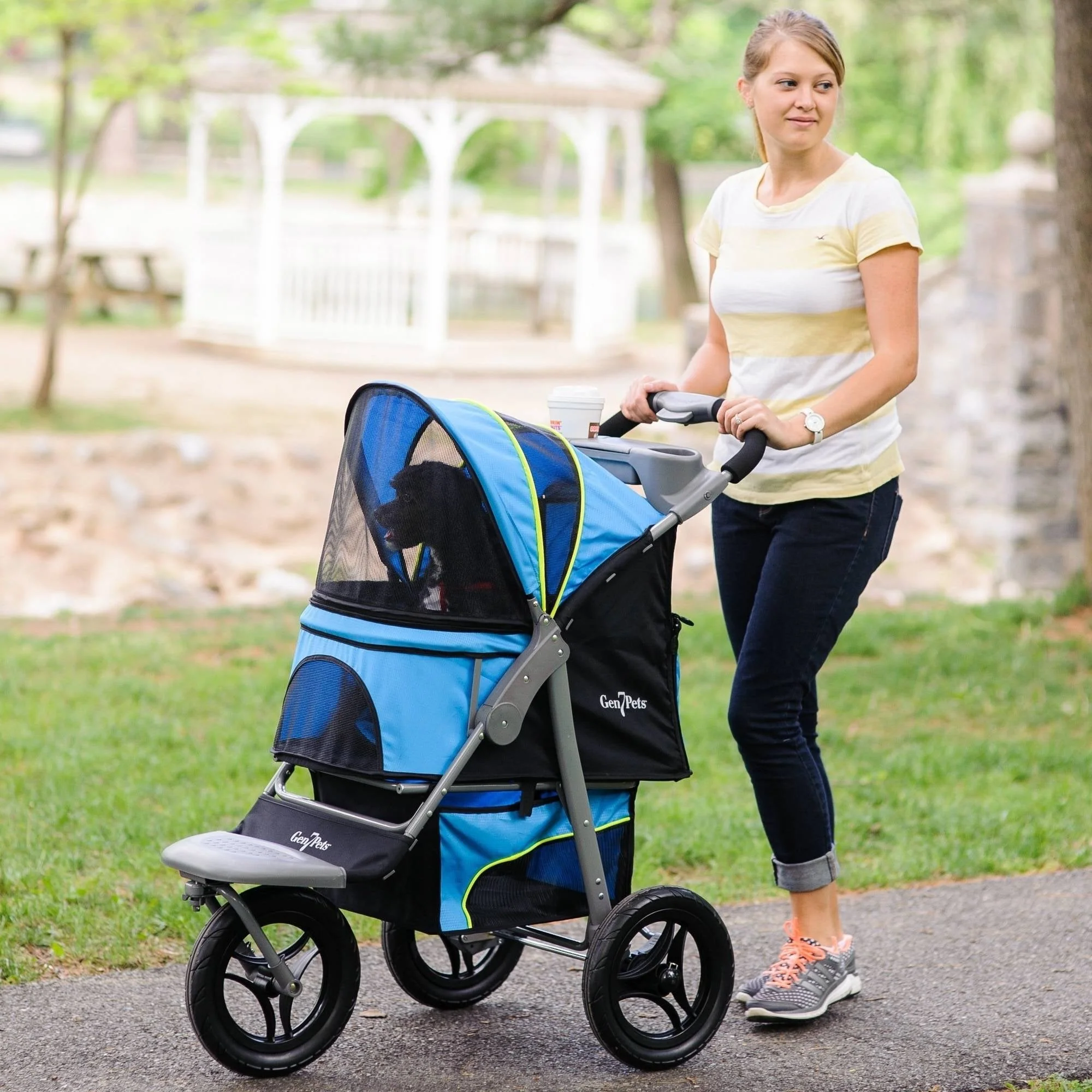 Gen7Pets Jogger Dog Stroller Trailblazer Blue 38