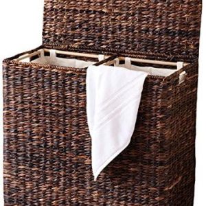 Extra large split gift basket with lining