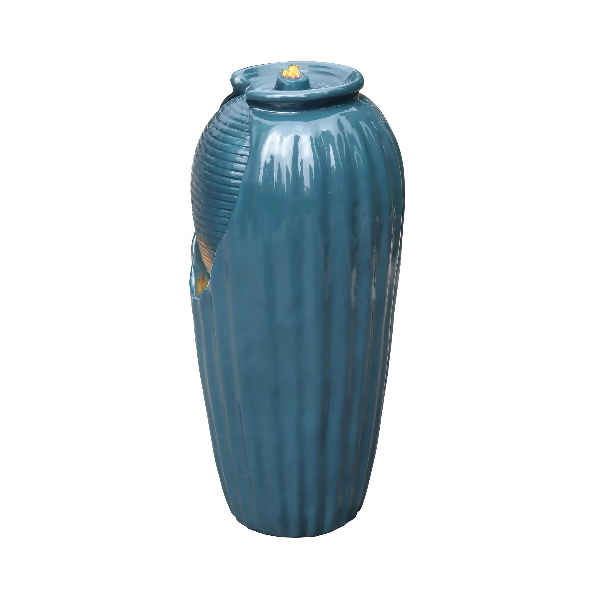 Teamson Home 32.01" LED Vase Water Fountain