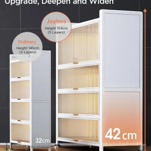 Joybos Upgraded Larger Heavy Metal Kitchen Storage Cabinet