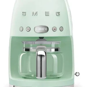 Smeg 50's Retro Style Aesthetic Drip Filter Coffee Machine, 10 cups, Pastel Green