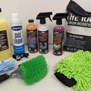 11 Piece Interior & Exterior Car Detailing Kit w Shampoo Soap & More! Great Gift Idea For Christmas With Pints, Gallons & More!