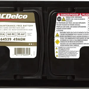 Gold 49AGM BCI Group 49 Battery