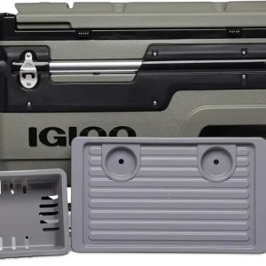 70Qt Wheeled Cooler Insulated Hard Shell Ice Chest