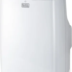 BLACK+DECKER 10,000 BTU Portable Air Conditioner for Rooms up to 450 Sq. Ft. with Remote – White