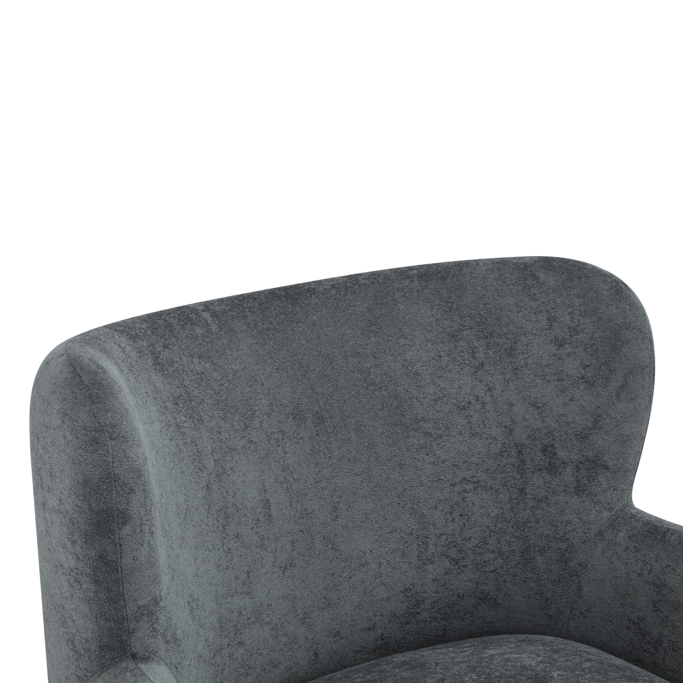 Christopher Knight Home Mid-Century Modern Velvet Wingback Accent Chair with Birch Legs, White