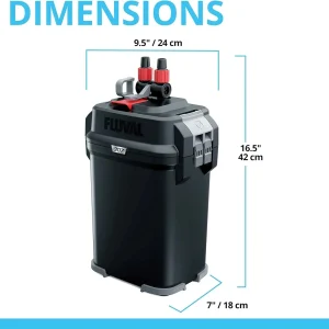 Perfomance Canister Filter - for Aquariums Up to 100 Gallons - Aquarium Canister Filter