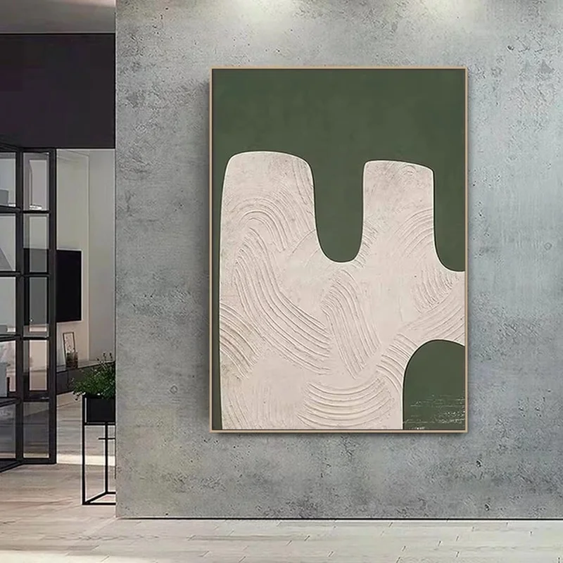 Brown Abstract Painting Wabi Sabi Wall Art Minimalist Painting Neutral Abstract Art Lare Earth Tone Modern Painting Home Decor