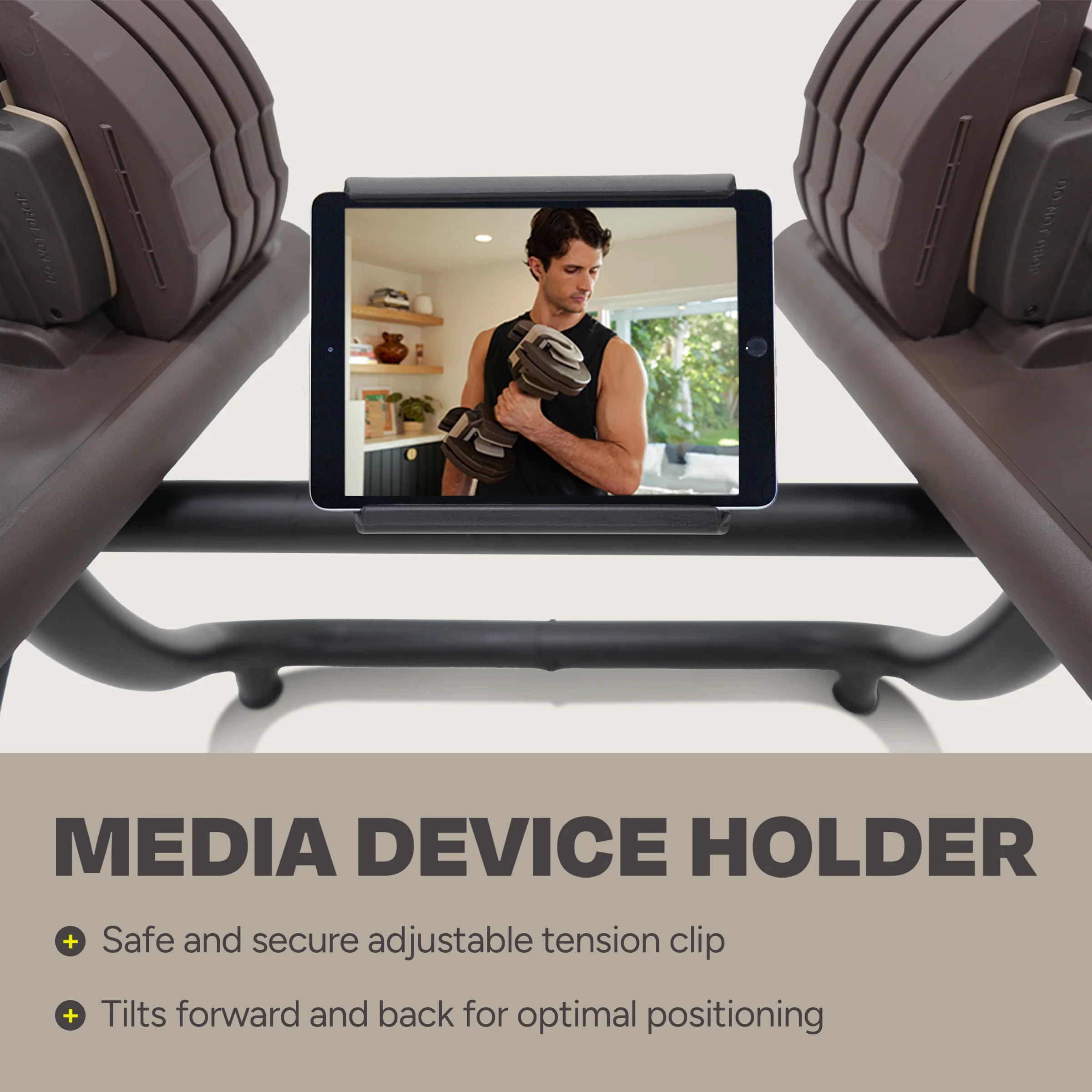 Centr By Chris Hemsworth Smart Stack Adjustable Dumbbell Stand with 3 Month Center Subscription