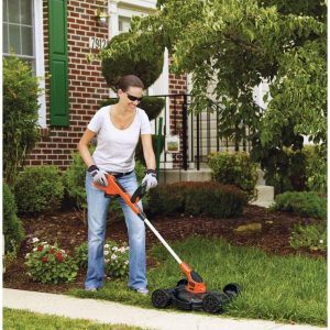 BLACK+DECKER Combination String Trimmer, Lawn Mower, and Edger, Cordless 3-in-1