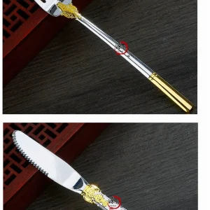 Solid Silver Chopsticks 999 Sterling Silver Household Snowflake Silver Sterling Silver Tableware Wedding and Birthday Gifts