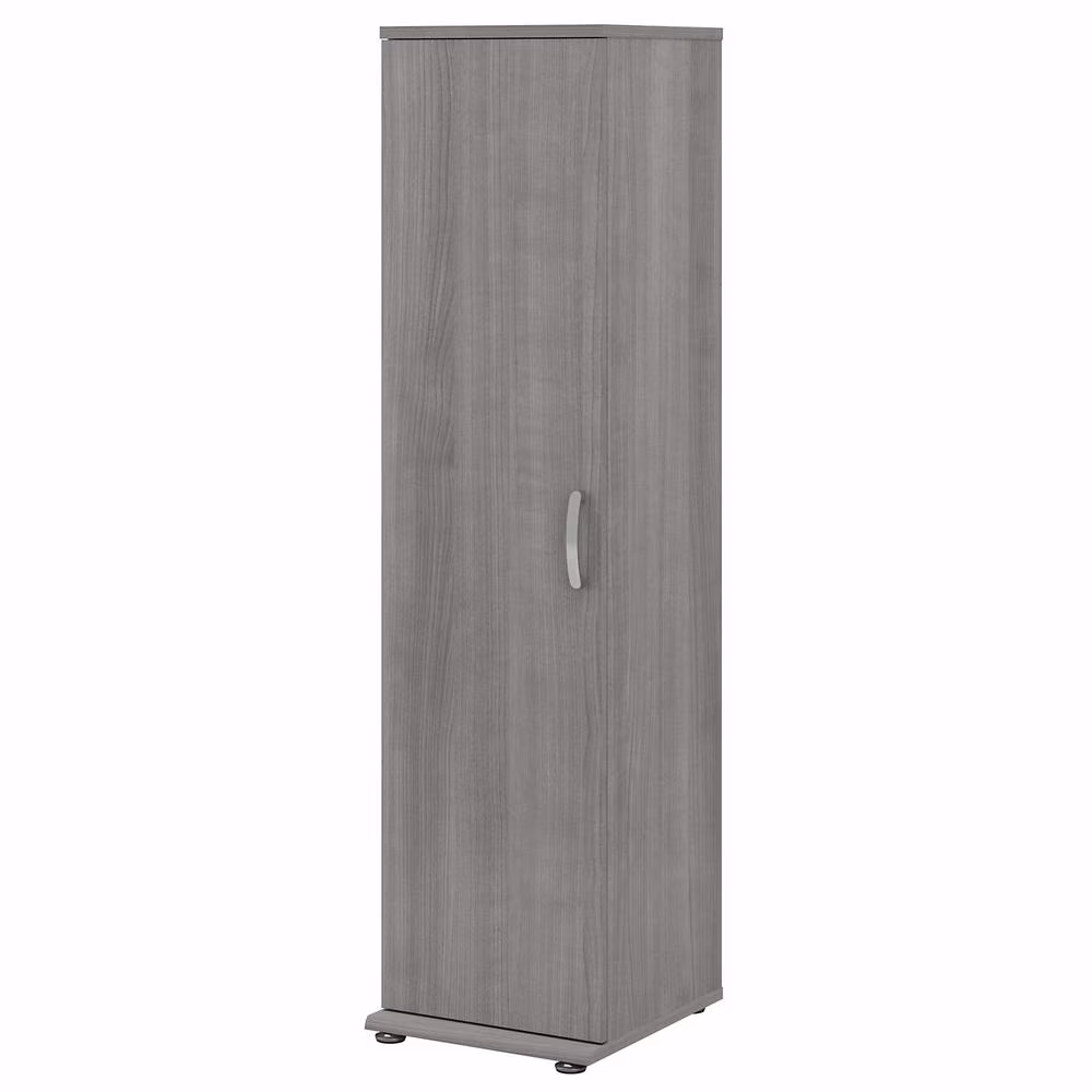 Universal Narrow Clothing Storage Cabinet in Platinum Gray - Engineered Wood