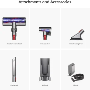 Dyson V11 Origin Cordless Vacuum, 185AW, 3 Power Modes, Up to 60 Minutes,² Deep Cleans Hard Floors and Carpets, Detangles pet Hair, Converts to Handheld