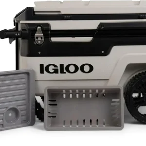 70Qt Wheeled Cooler Insulated Hard Shell Ice Chest
