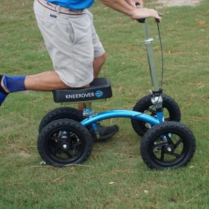 New KneeRover Quad All Terrain Knee Walker in Metallic Blue