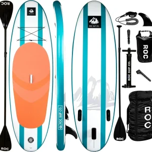 ROC inflatable stand-up paddle board SUP paddle board accessories Anti-slip comfortable deck