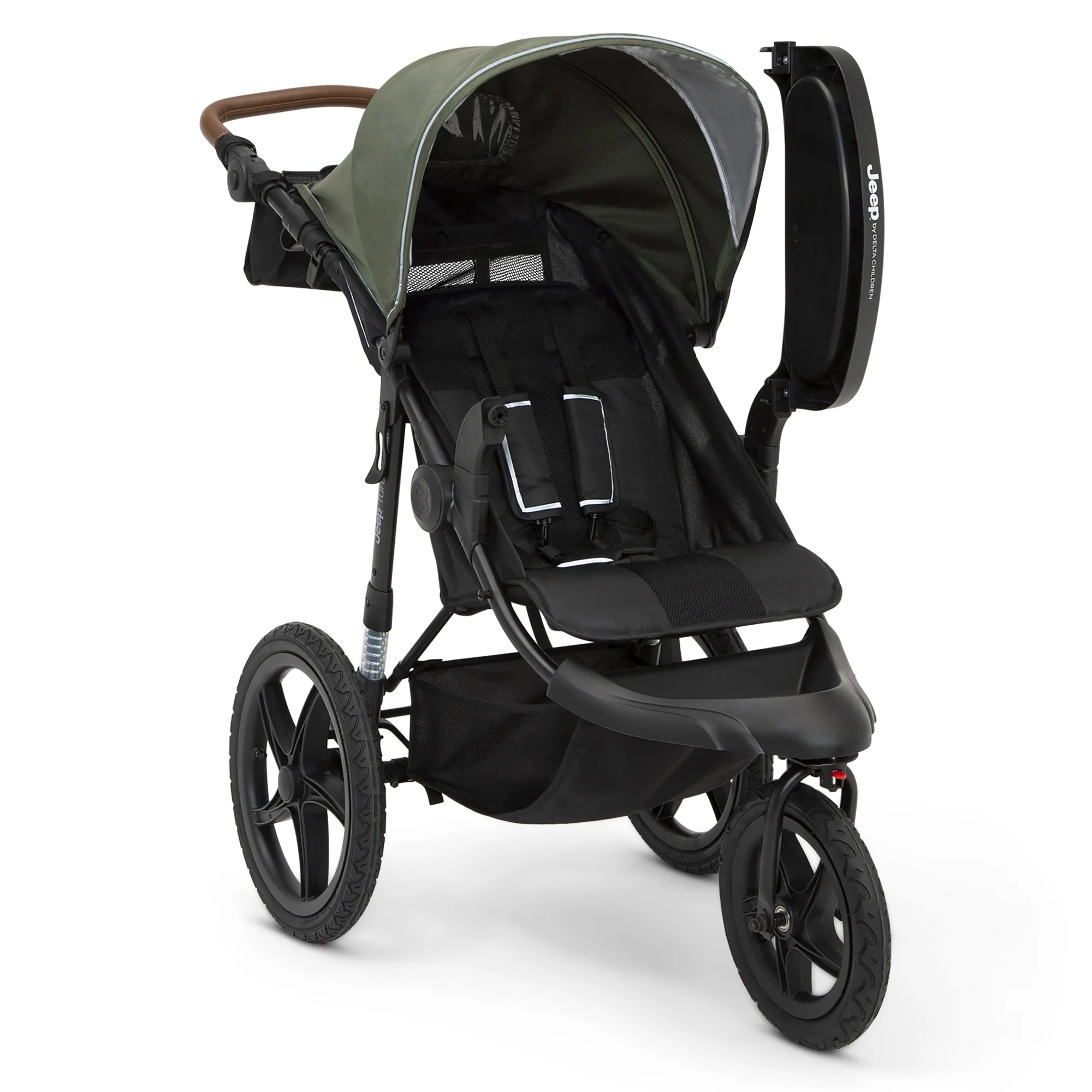 Jeep TurboGlyde Jogging Stroller by Delta Children, Black