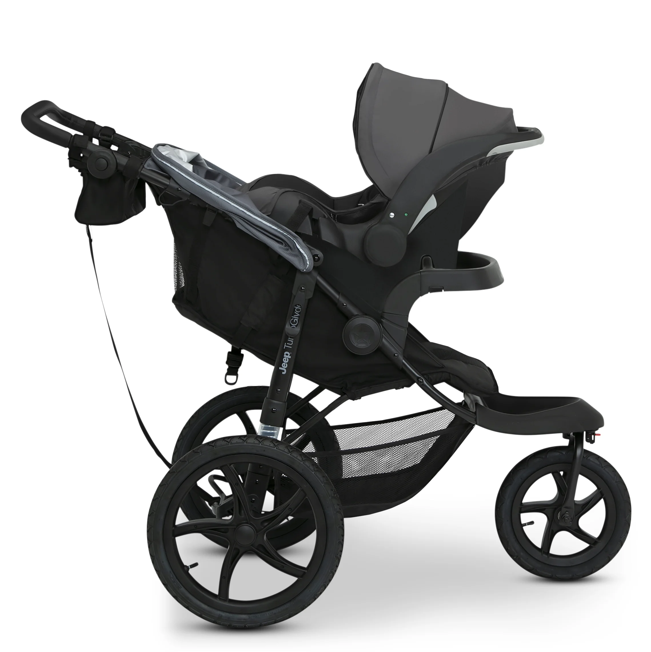 Jeep TurboGlyde Jogging Stroller by Delta Children, Black