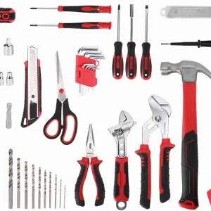 276-Piece Tool Set Kit with 12V Cordless Drill & Storage - Home Improvement Tools
