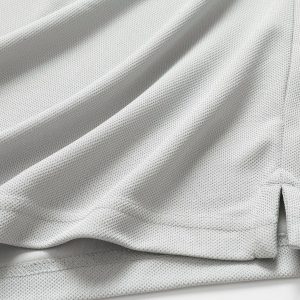 Men's Light Gray Short Sleeve Polo