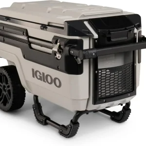 70Qt Wheeled Cooler Insulated Hard Shell Ice Chest