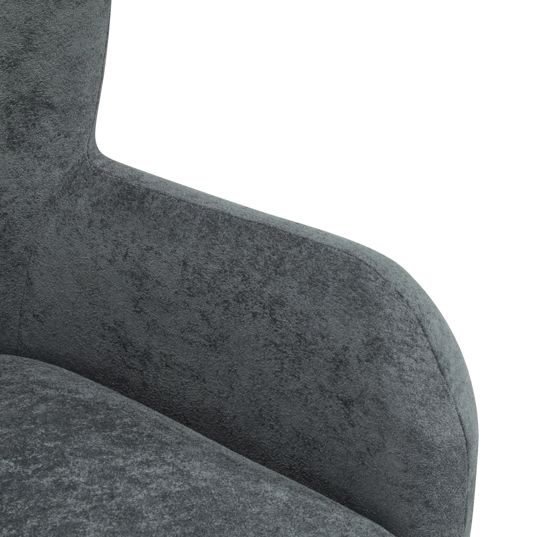 Christopher Knight Home Mid-Century Modern Velvet Wingback Accent Chair with Birch Legs, White