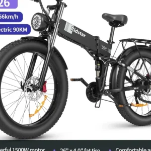 Eletric Bike for Adults 750W Motor 48V 20Ah Removable Battery 26?? Fat Tire Folding E-Bike Shimano 21-Speed MTB Cycling UL2849