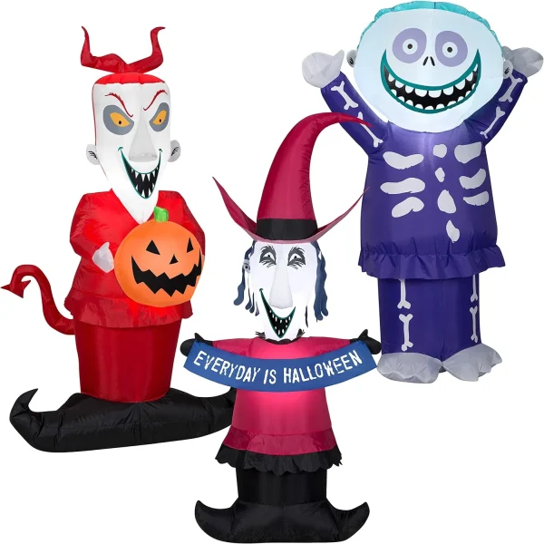 Inflatable Halloween Lock Shock and Barrel Disney Combo Pack