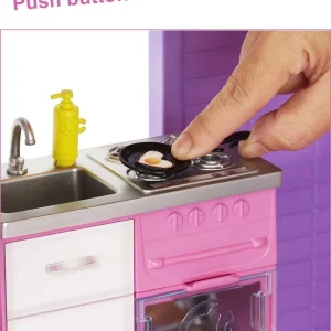 Barbie DreamHouse Dollhouse with 70+ Accessories Working Elevator Lights & Sounds
