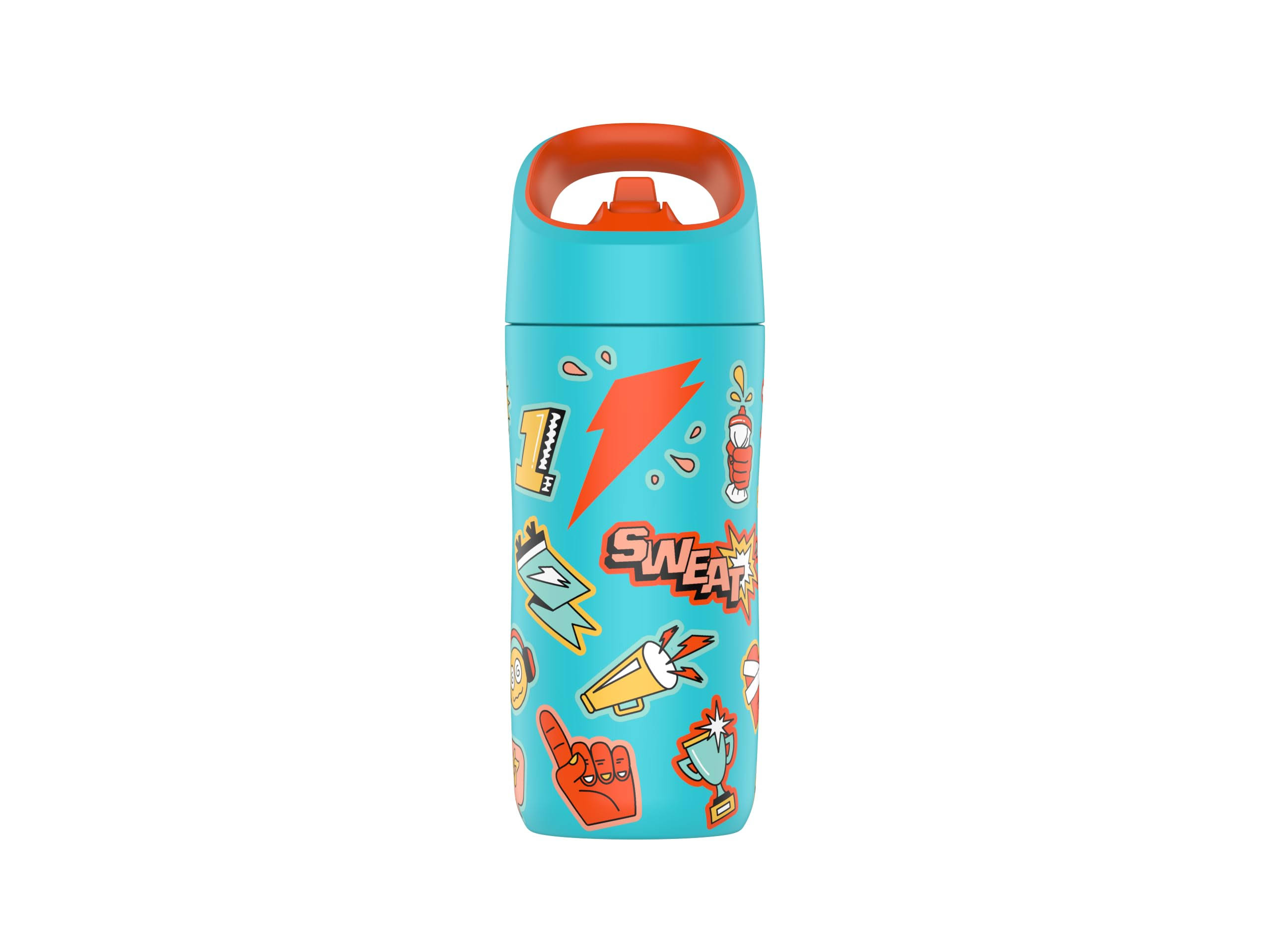 Gatorade Kids Water Bottle Sticker Teal 12 oz