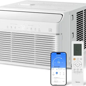 Midea 6,000 BTU Window Air Conditioner, 3-in-1 Cool/Fan/Dehumidifier Window AC Unit