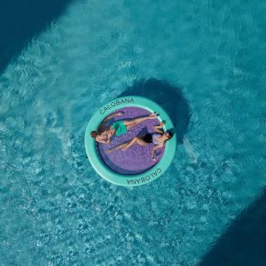 Round Floating Ring Hammock - Heavy Duty Inflatable Raft