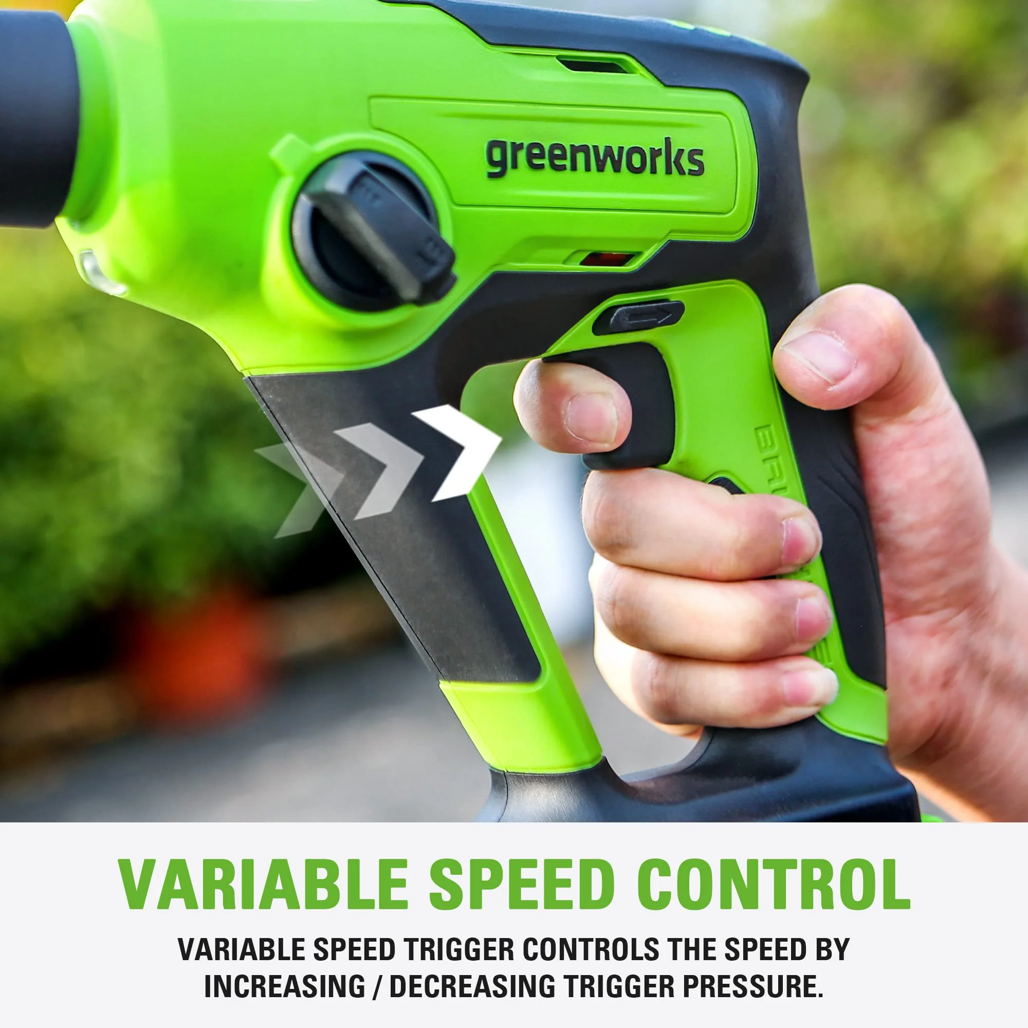 Greenworks 24V Cordless SDS 1.2J Heavy Duty Rotary Hammer Drill, 4Ah Battery and Charger Included