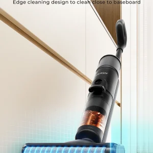 Laresar M3 Cordless Wet Dry Vacuum Mop, 55Min Multi-Surface Cordless Floor Washer 3 in 1 Self-Cleaning Vacuum Mop Hard Floor Cleaners