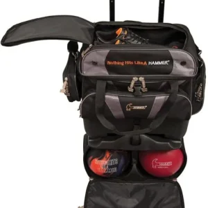 Premium 4-Ball Stackable Bowling Bag