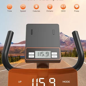 Niceday Recumbent Exercise Bike 400lbs App LCD Heart Monitor