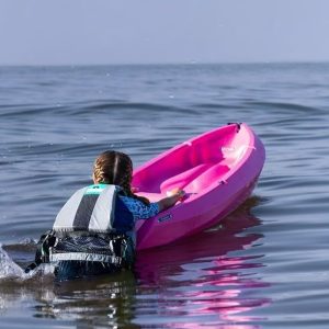 The Wave 6' Youth Kayak with Paddle. Designed for Stability and Safety, It's The Perfect Choice for Young Paddlers Ready to Conquer The Water